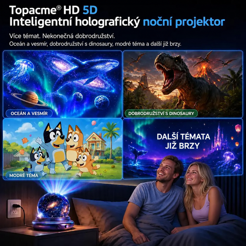Topacme® Projektor nočního světla