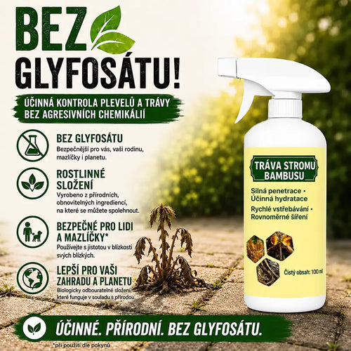 Rychlý zabiják plevele a trávy