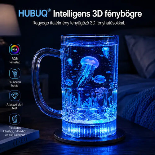🔥HUBUQ® 🪄 Chytrý svítící akrylový hrnek