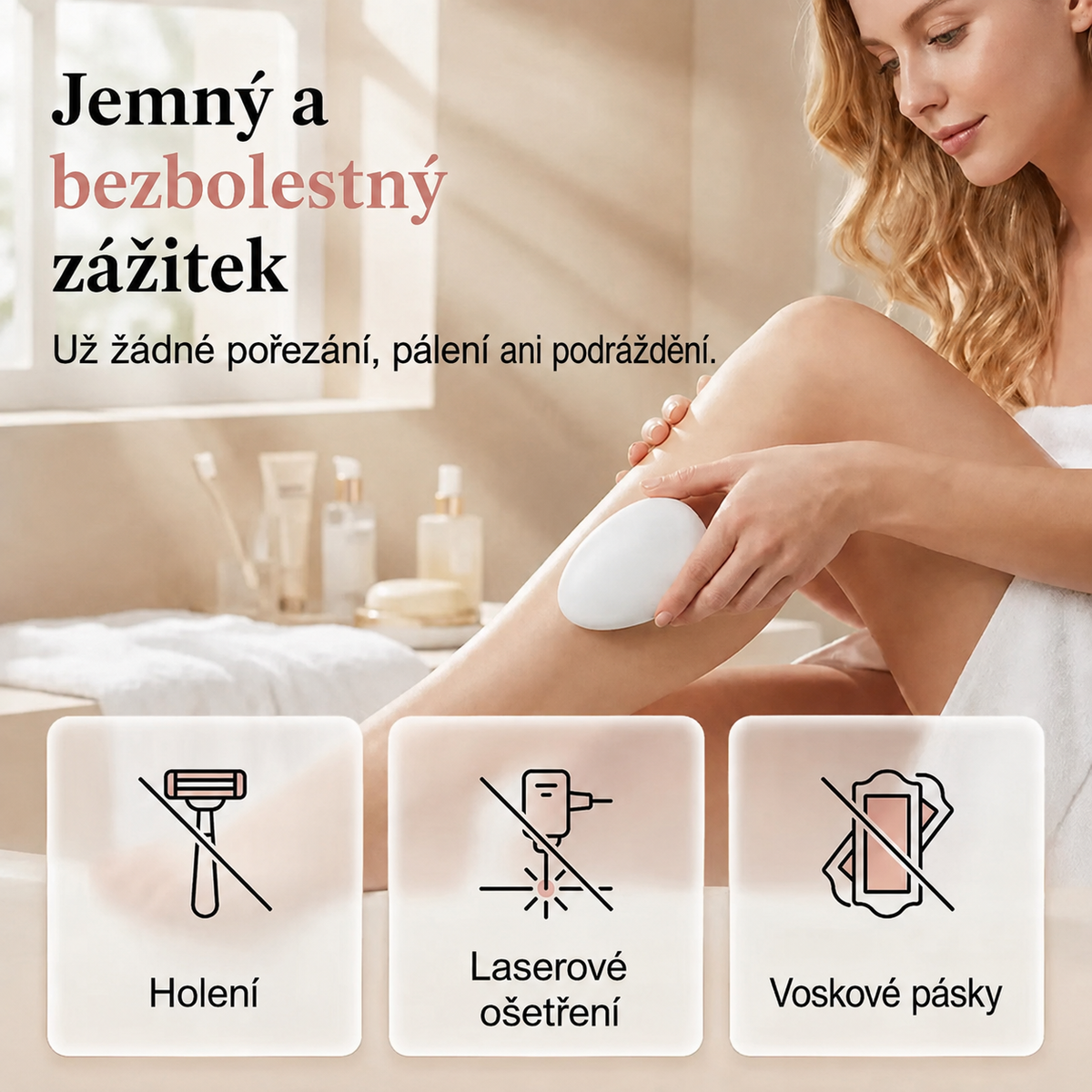 Fájdalommentes Crystal hajeltávolító