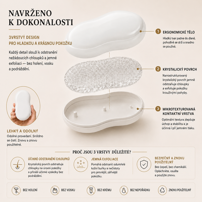 Fájdalommentes Crystal hajeltávolító