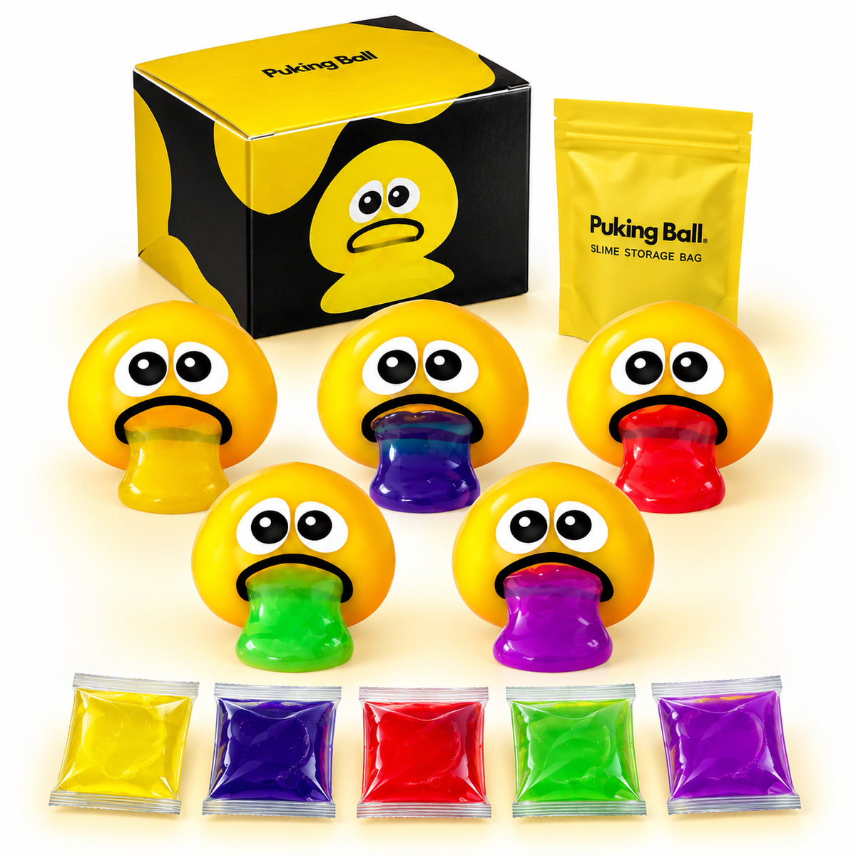 Puking Ball variant — Klasické · 5 kusů