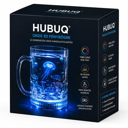 🔥HUBUQ® 🪄 Chytrý svítící akrylový hrnek