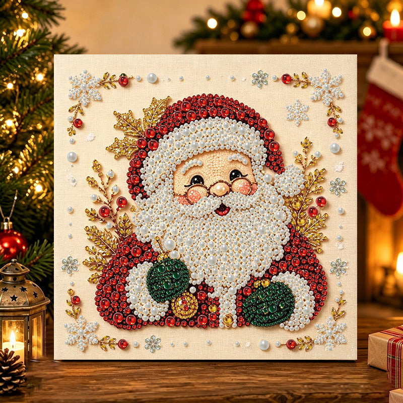 MS3308 Santa pearl diamond art kit