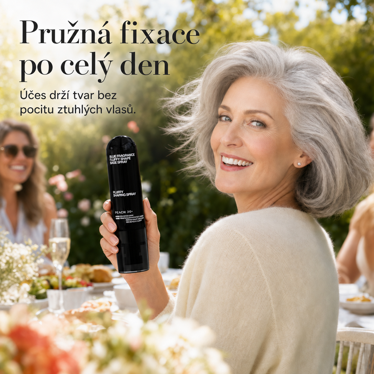 Pružná fixace účesu