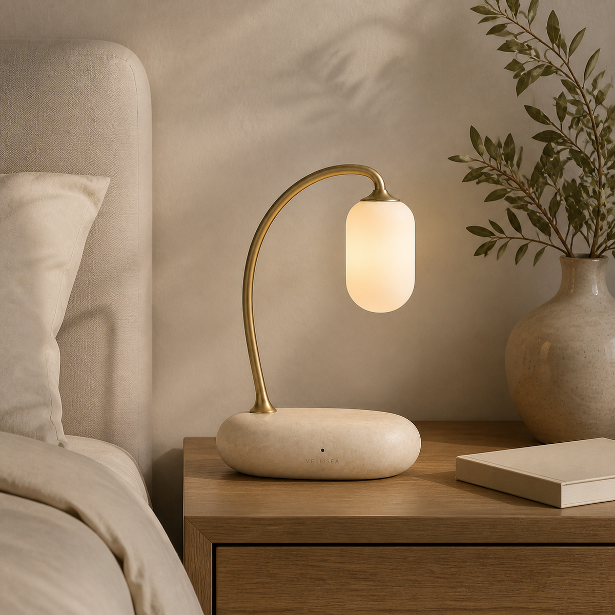 VELLISEA Arc Bedside Lamp 1:1 lifestyle scene
