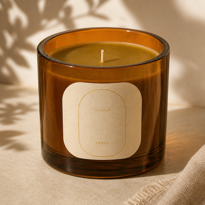VELLISEA Ember Soy Candle 1:1 detail view