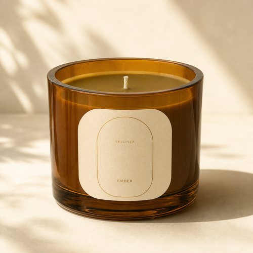 VELLISEA Ember Soy Candle clean 1:1 product hero