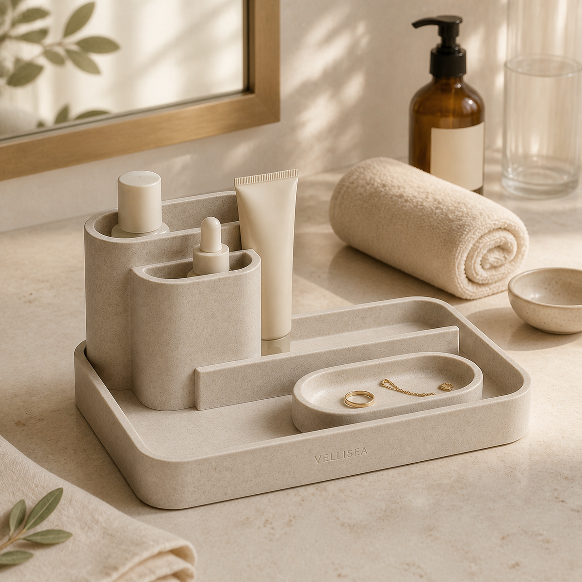VELLISEA Haven Vanity Organizer 1:1 lifestyle scene