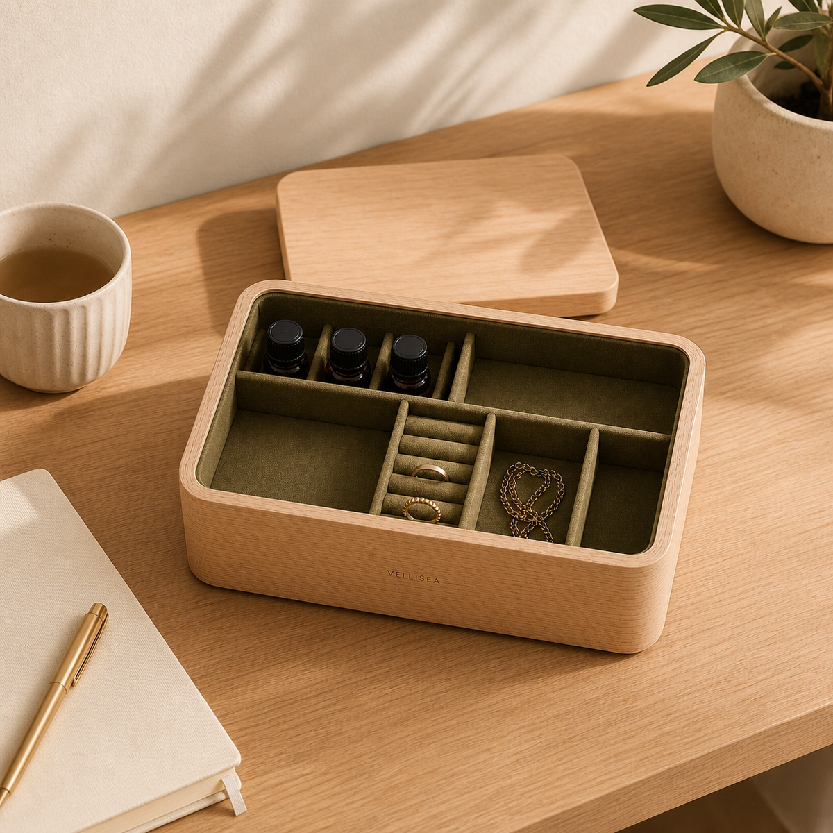 VELLISEA Still Storage Box 1:1 lifestyle scene